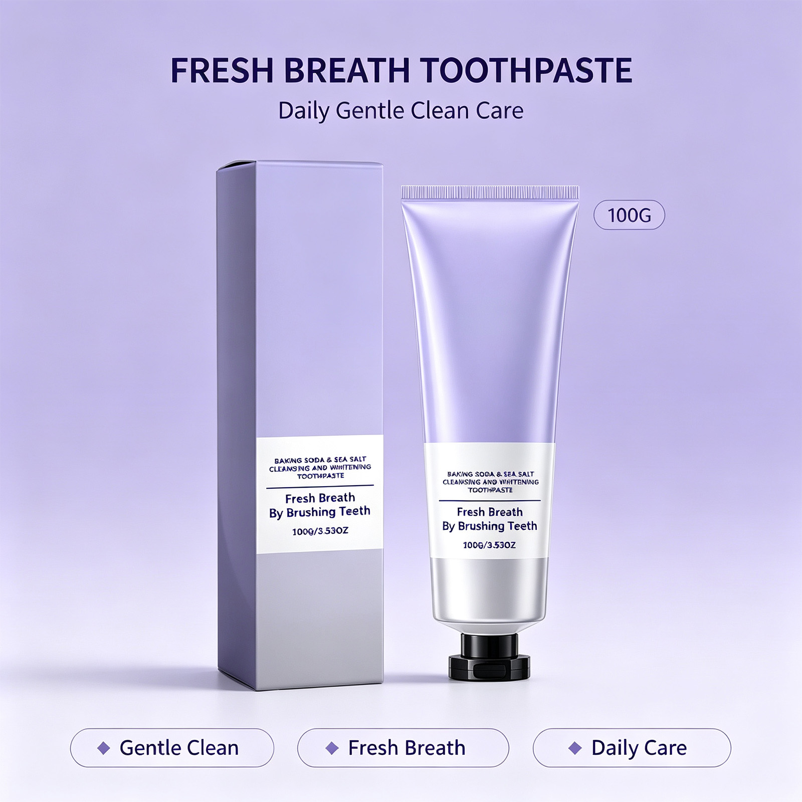 Teeth Whitening With Baking Soda - Baking Soda Sea Salt Toothpaste Deep