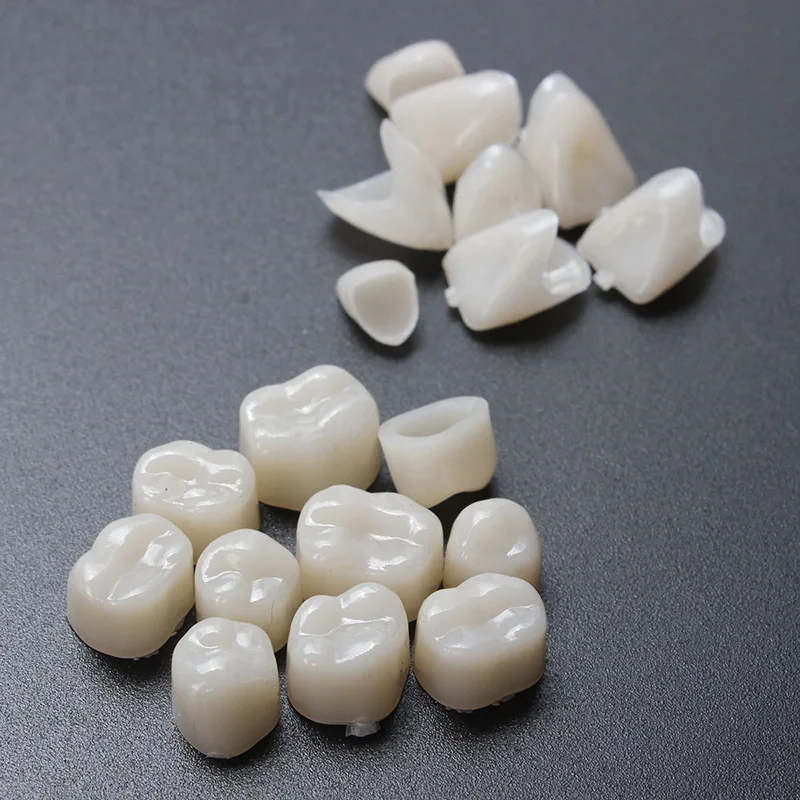 Teeth Whitening Moulds - 60pcs Resin Teeth Dentistry Dental Temporary