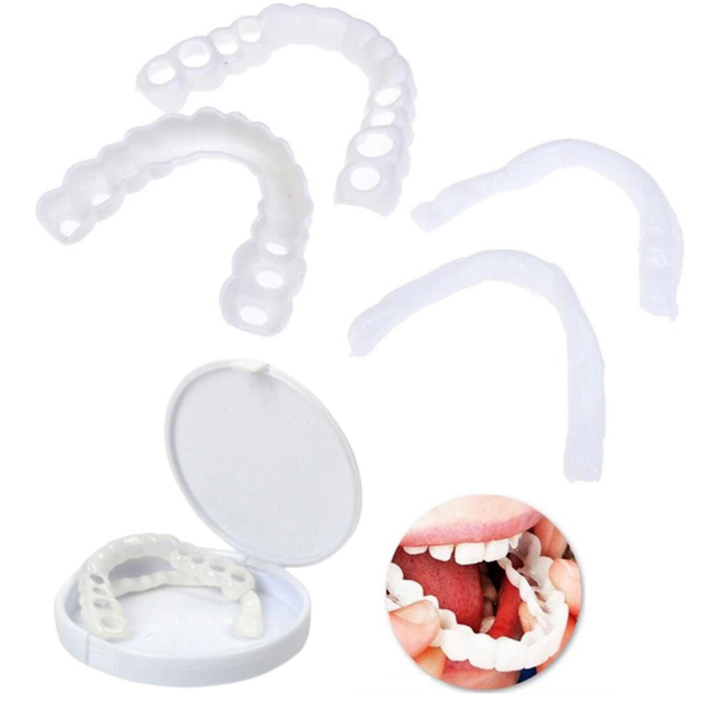 Teeth Whitening Moulds - 4-6 Pairs Upper&Lower Jaw Denture Dentures
