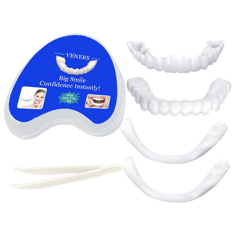 Teeth Whitening Moulds - Denture Fake Teeth Kit Temporary Teeth
