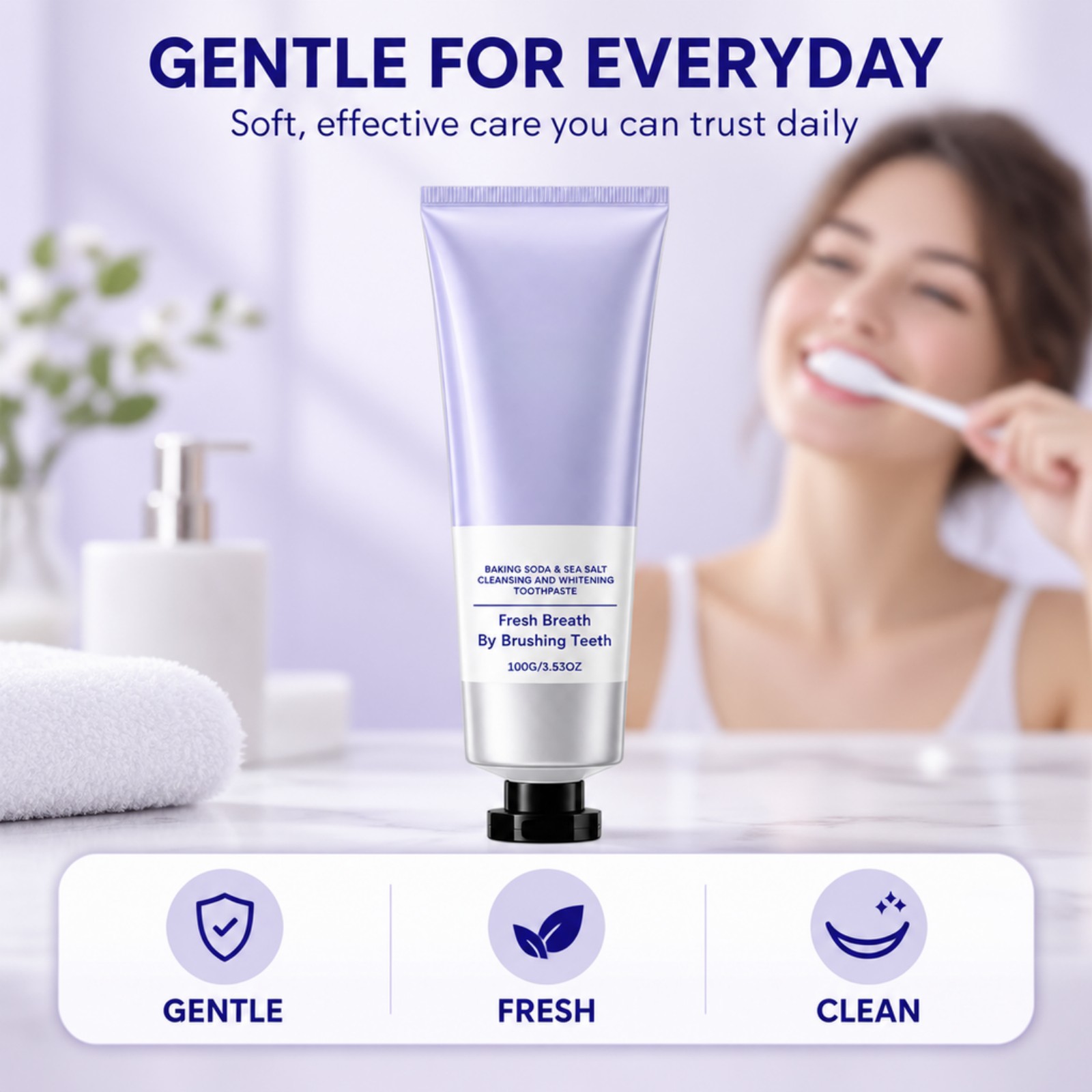Baking Soda Sea Salt Toothpast - Teeth Whitening With Baking Soda review and price