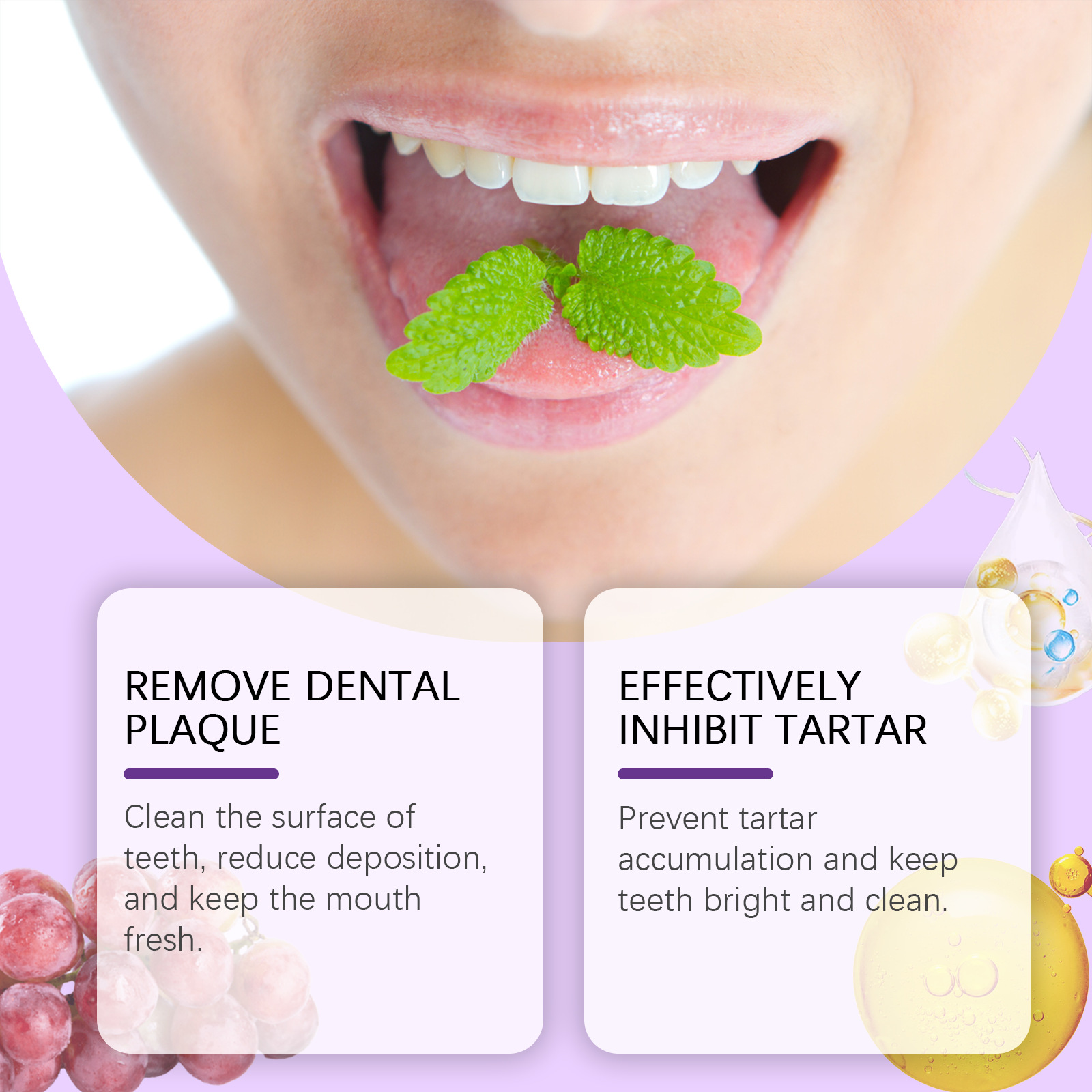 Grape Teeth Whitening Toothpas - Teeth Whitening Yellow Teeth review and price