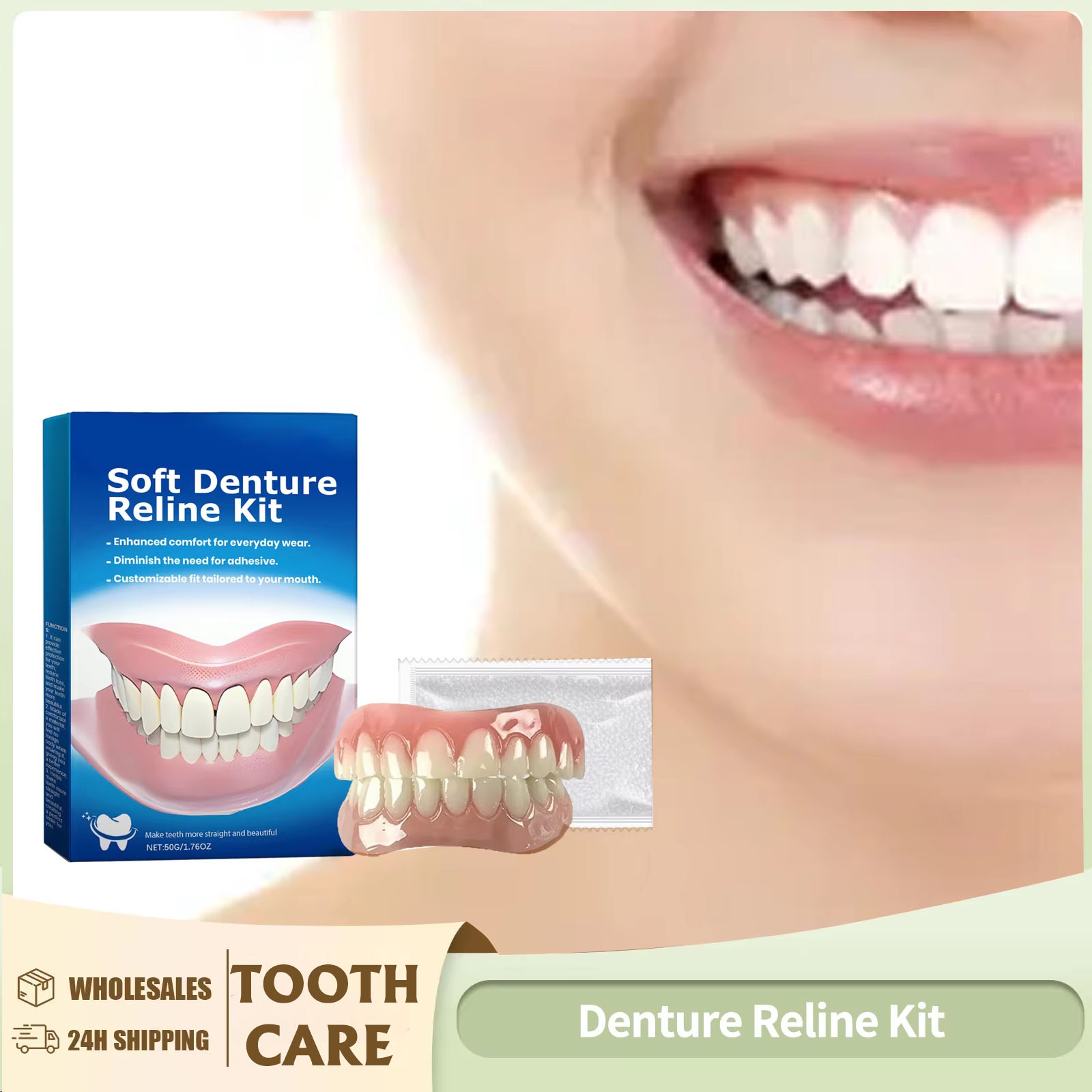 Denture Reline Kit Silicone Li - Teeth Whitening With Braces review and price