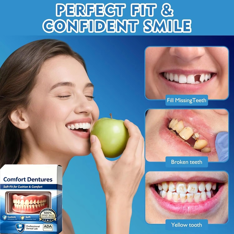Full Set Silicone Dentures Upp - Teeth Whitening Moulds review and price