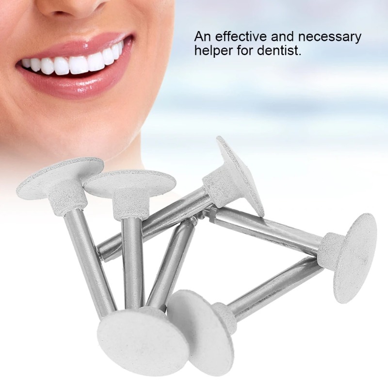 6Pcs Tooth Polishing Head Set  - Teeth Whitening With Braces review and price