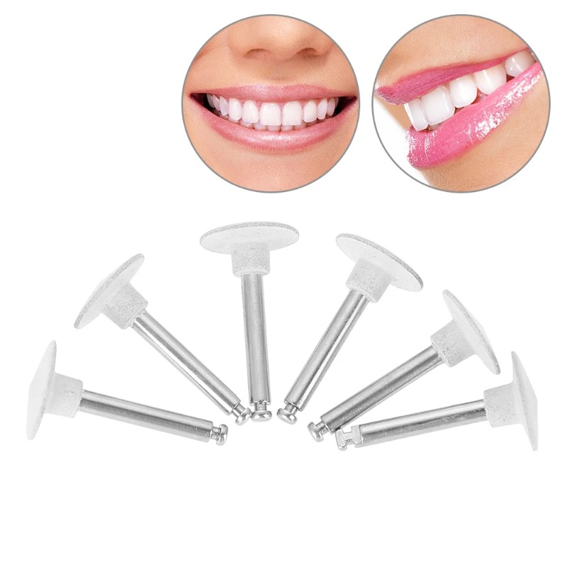 6Pcs Tooth Polishing Head Set  - Teeth Whitening With Braces review and price