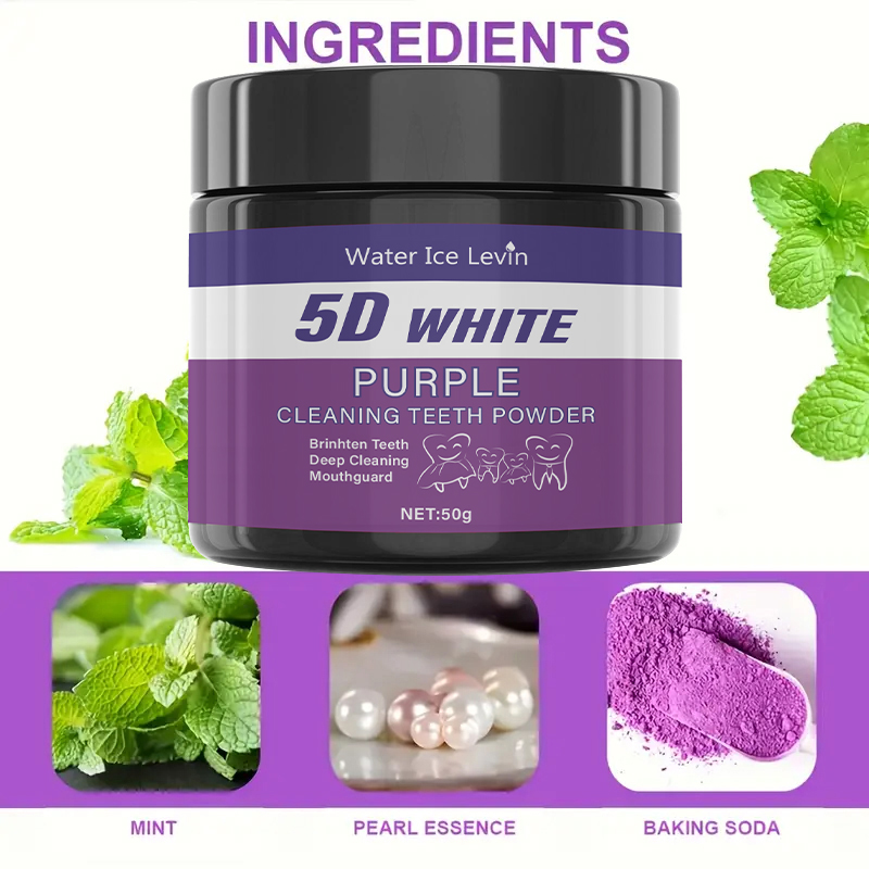 5D White Purple Cleaning Tooth - Teeth Whitening With Baking Soda review and price