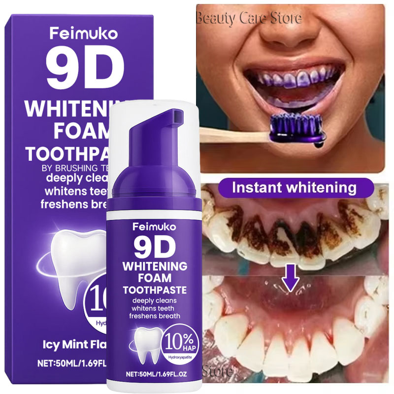 9D Purple Teeth Whitening Toot - Teeth Whitening Yellow Teeth review and price