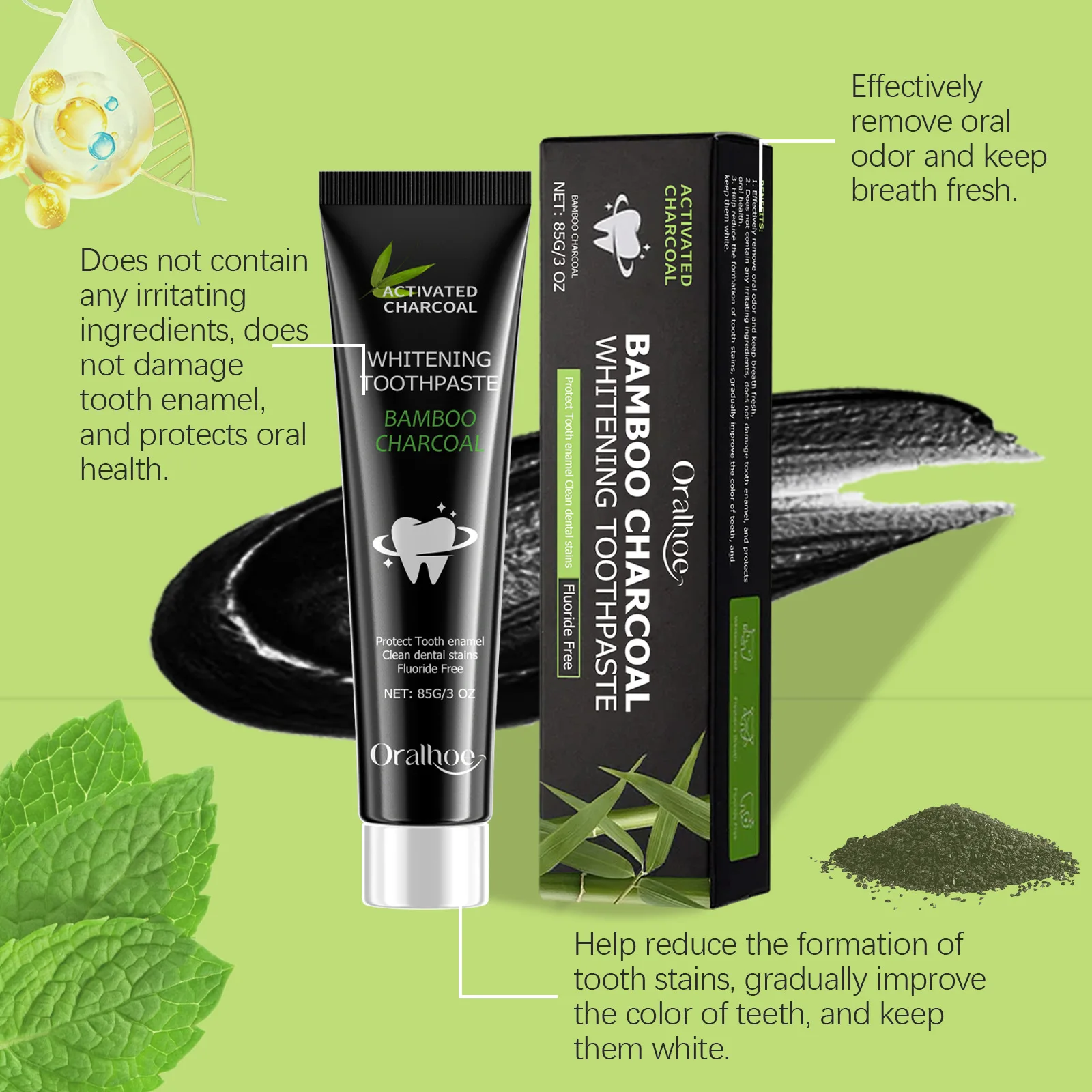Whitening Toothpaste Adsorb Ba - Teeth Whitening Yellow Teeth review and price