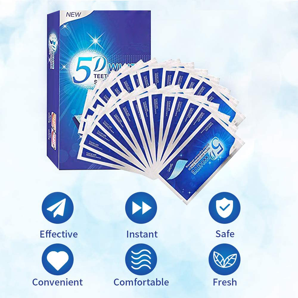 5D White Teeth Whitening Strip - Teeth Whitening Price review and price
