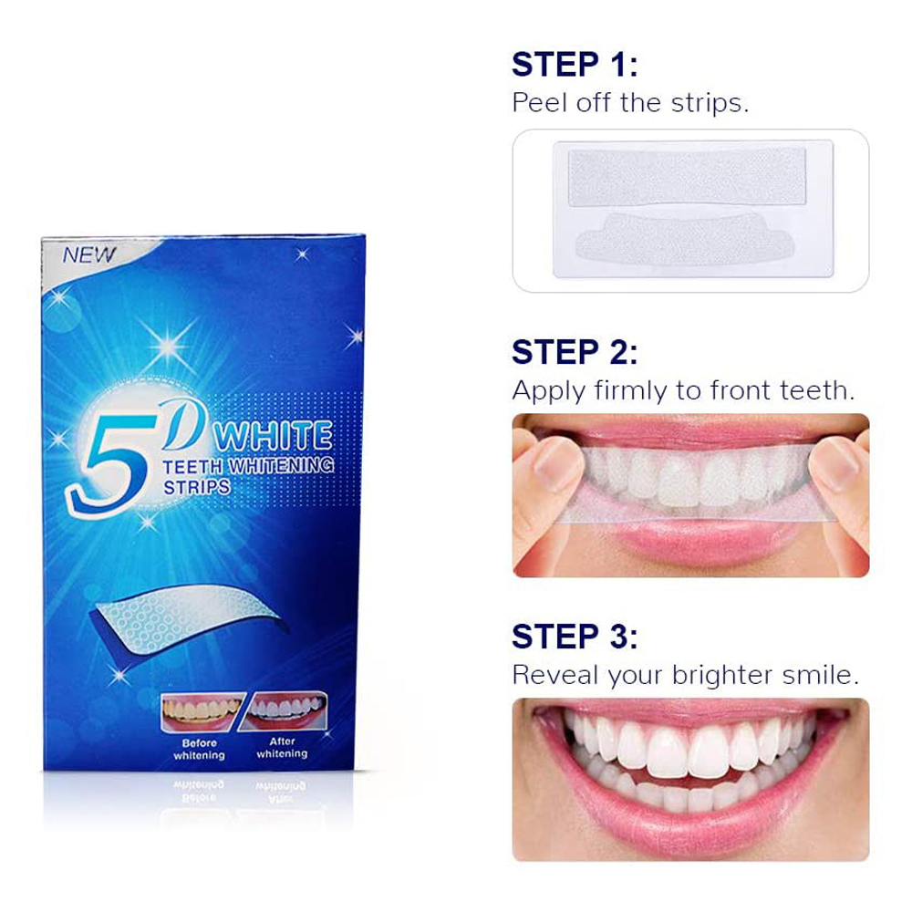 5D White Teeth Whitening Strip - Teeth Whitening Price review and price