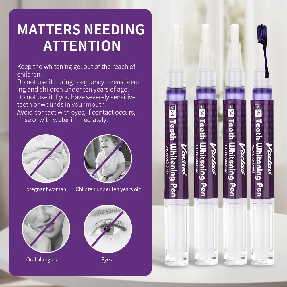 Vaclav V34 Purple Teeth Whiten - Teeth Whitening Price review and price