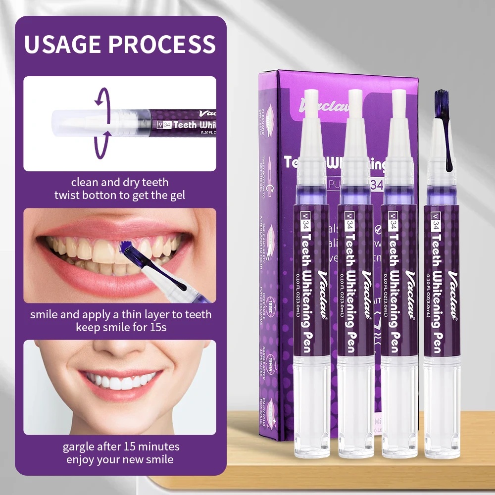 Vaclav V34 Purple Teeth Whiten - Teeth Whitening Price review and price