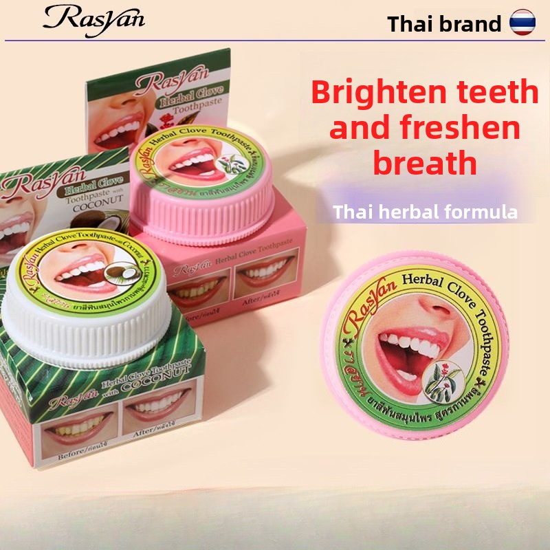 Thai Clove/coconut Tooth Powde - Teeth Whitening Yellow Teeth review and price