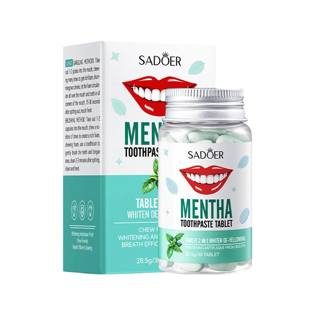 Mint Solid Toothpaste Tablets  - Teeth Whitening Price review and price